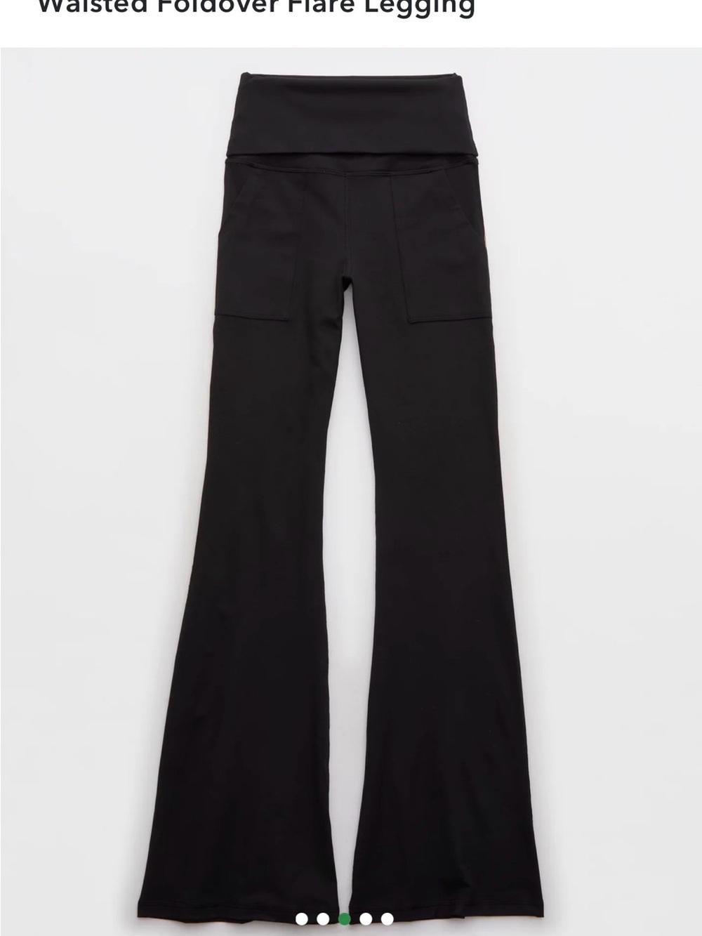 OFFLINE by Aerie The Hugger Fold-Over Flare Leggings